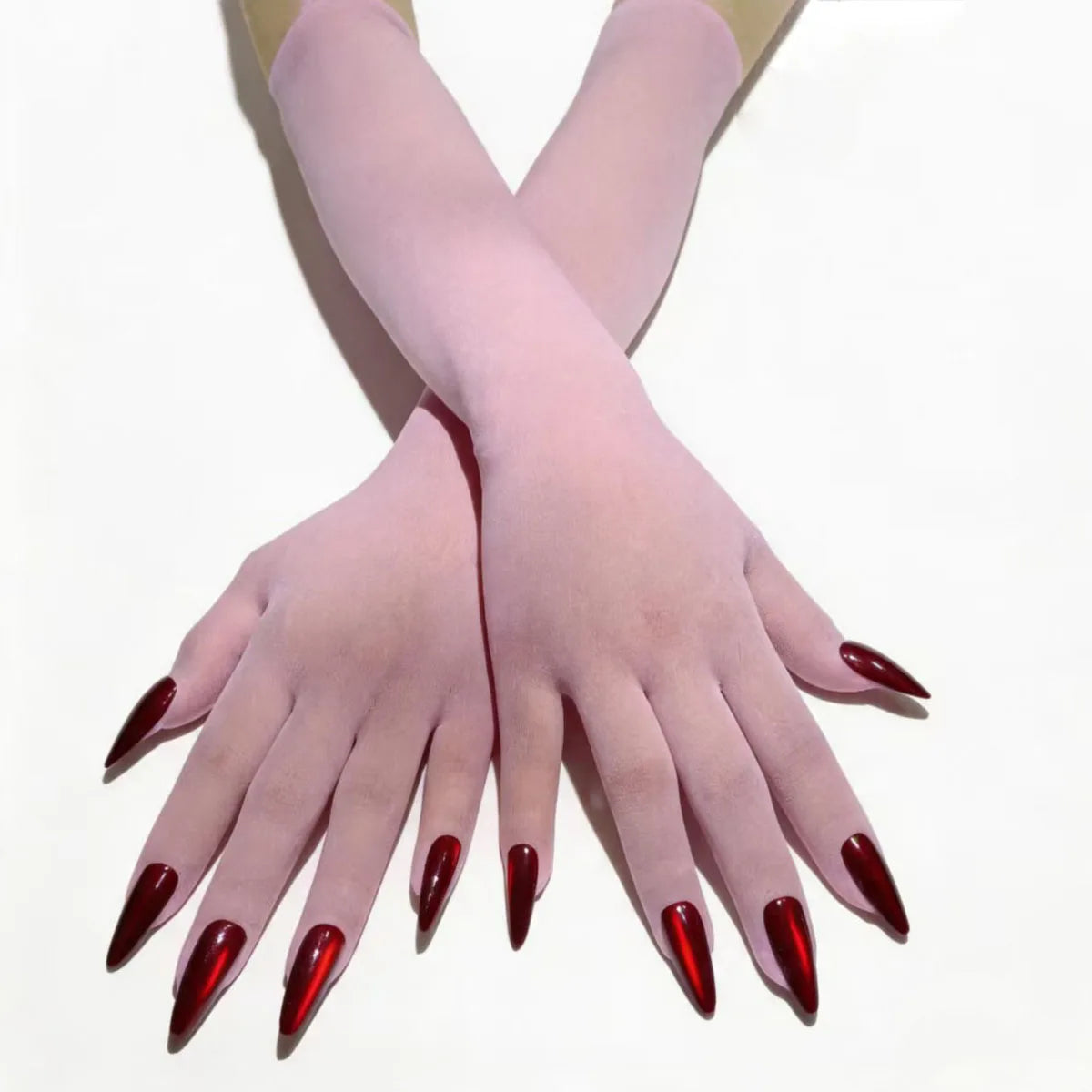 Sheer Nail-Effect Gloves | Stage