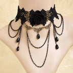 Gothic Lace Choker Necklace | Neo-Gothic & Steampunk
