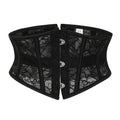 Floral Lace Underbust Corset | Waist Cincher | Back Lace-Up
