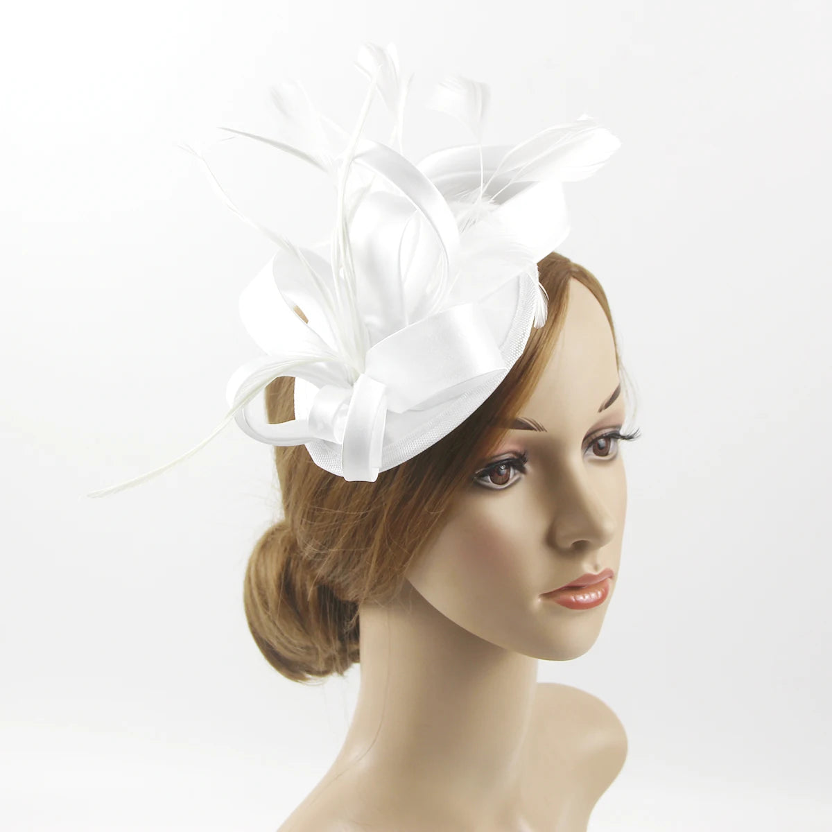 Feather Pillbox Fascinator Hat | Tea Party & Derby | 15 Colors