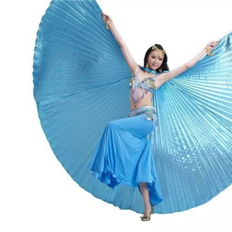 Belly Dance Wings | Pleated | Adjustable Sticks