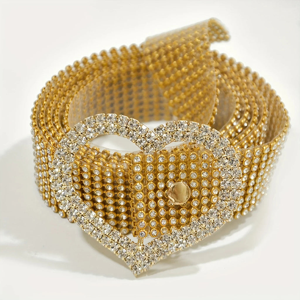 Full Rhinestone Wide Belt | Stage & Dressy