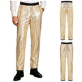 Men's Sequin Disco Pants | Elastic Waist | Side Pockets