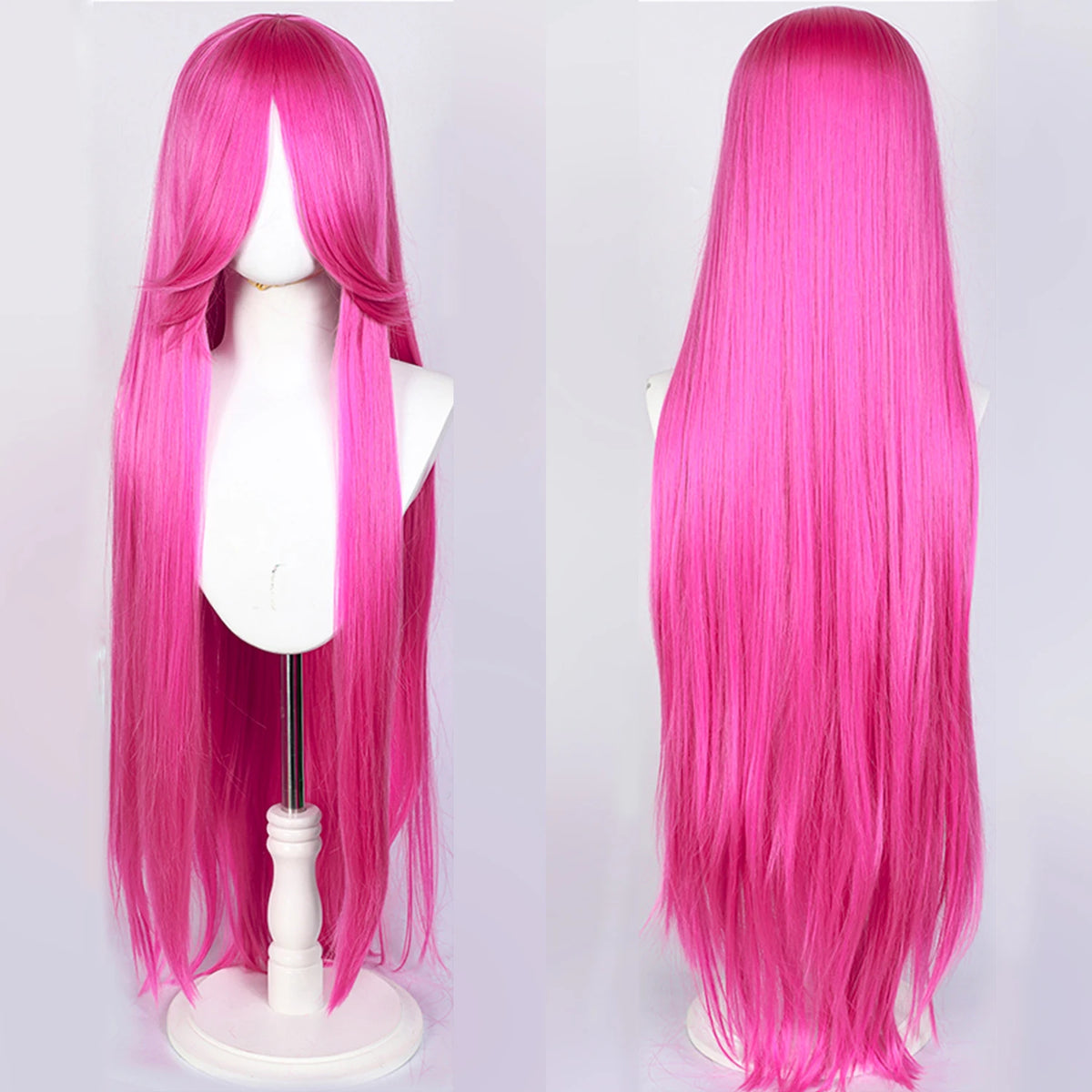 Long Straight Wig | Fringe | 100 cm