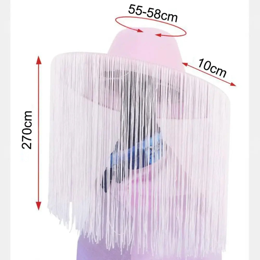 Wide-Brim Felt Hat | Dramatic Fringe