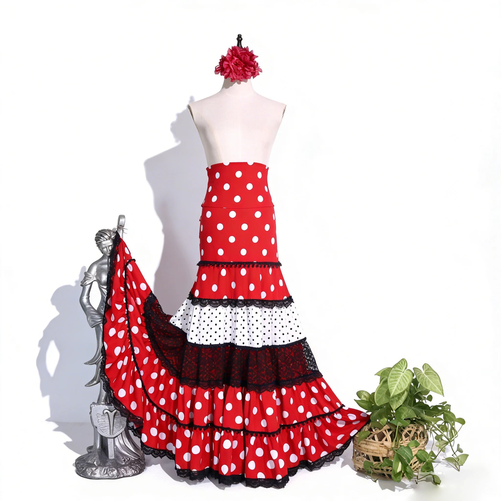 Multi-Tier Flamenco Skirt | Gypsy Ruffle | XXS-6XL