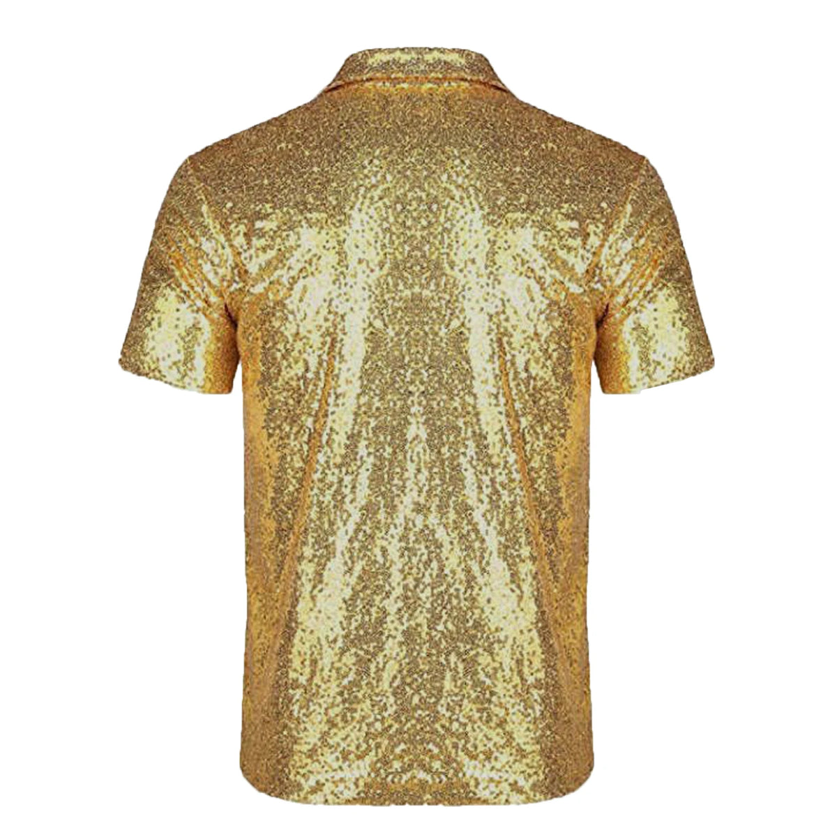 Men's Sequin Polo Shirt | Short Sleeve | Stage