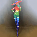 Rainbow Rhinestone Jumpsuit | Full-Body | One Size