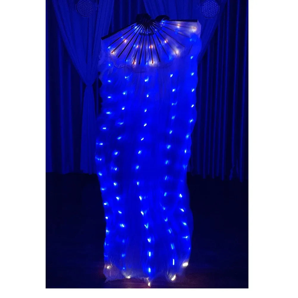 LED Fan Veils | Multicolor Silk
