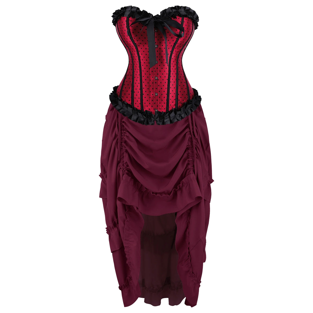 Gothic Overbust Corset | Skirt Options