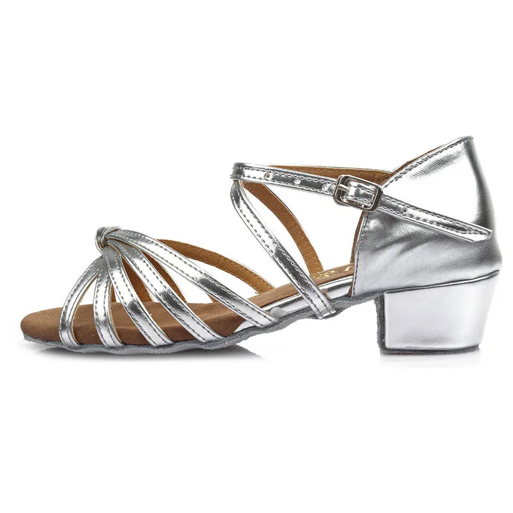 Latin Dance Sandals | Low Block Heel | 3.5 cm