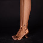 Multi-Layer Waving Fishnet Dance Tights — Ballroom & Latin Performance Stockings