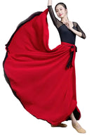 Gradient Color-Block Flamenco Skirt | Big Swing | XS-XL