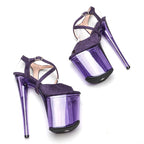 8-Inch Suede Open-Toe Platform Sandals
