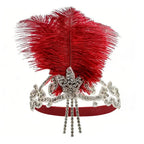 Flapper Headpiece | Rhinestones & Feathers
