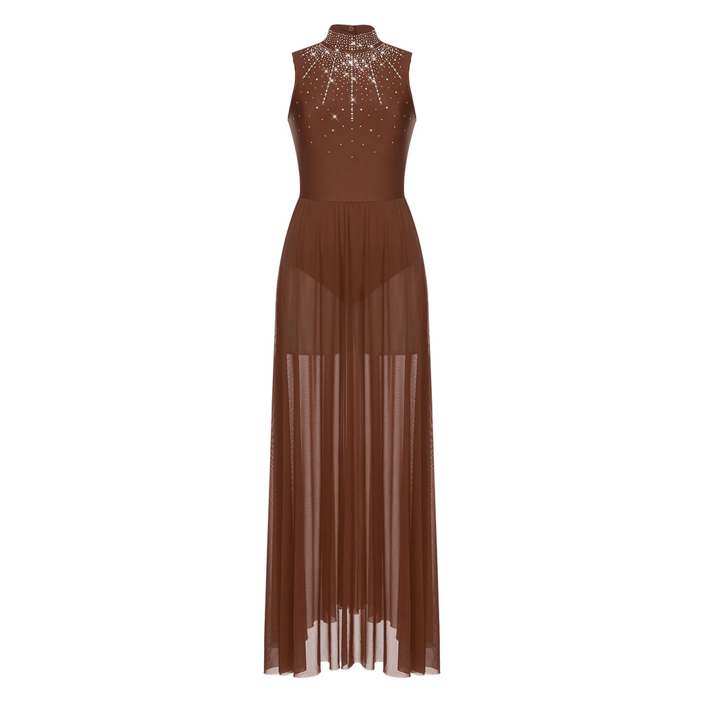 Lyrical Dance Dress | Rhinestone Cutout Back