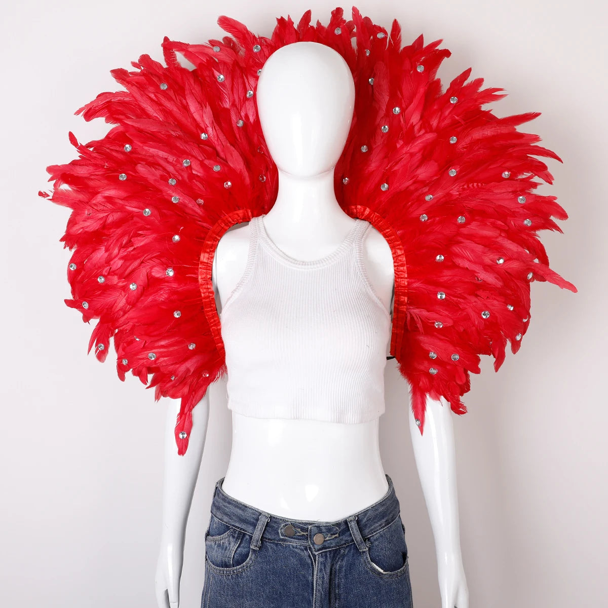 Oversized Feather Shoulder Wrap | Carnival & Stage | 29 Colours