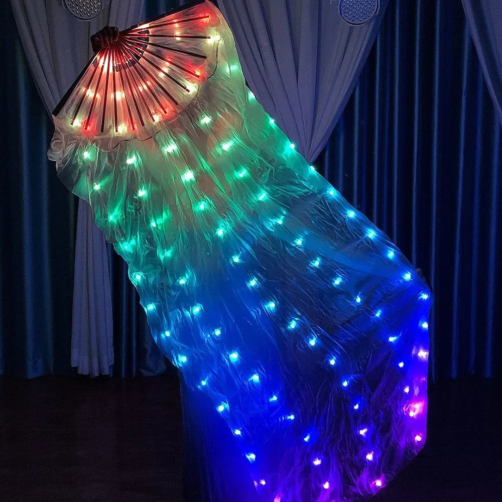 LED Fan Veils | Multicolor Silk