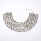 Statement Collar Necklace | Layered Geometric