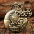 Steampunk Pocket Watch | Steam Train Detail
