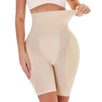 High-Waist Padded Butt Lifter Shorts | Hip Enhancer Shapewear