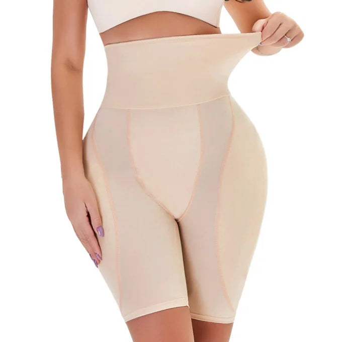 High-Waist Padded Butt Lifter Shorts | Hip Enhancer Shapewear