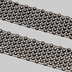 Rhinestone Fishnet Scarf - Sparkly Mesh Shawl Accessory