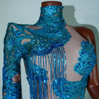 Luxe Rhythm Fringe & Rhinestone Performance Set — Multi‑Color Variants (One Size Fits S–XL)
