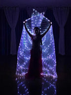 LED Belly Dance Wings | Light-Up Performance Wings | 300 LEDs