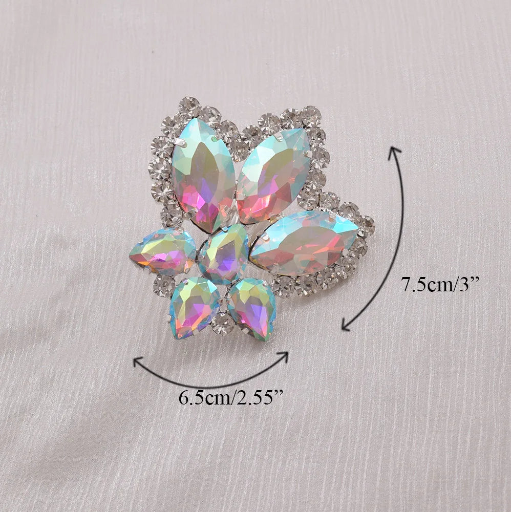 Aurora Crystal AB Statement Ring | Adjustable