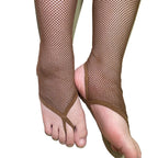 Open-Toe Dance Tights — Latin & Ballroom Performance Stockings