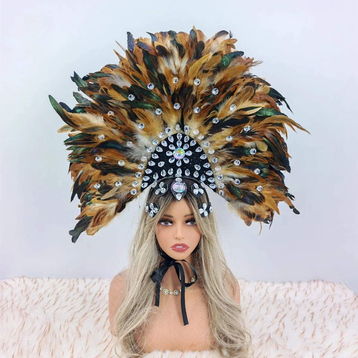 Feather Carnival Headdress | Festival & Costume