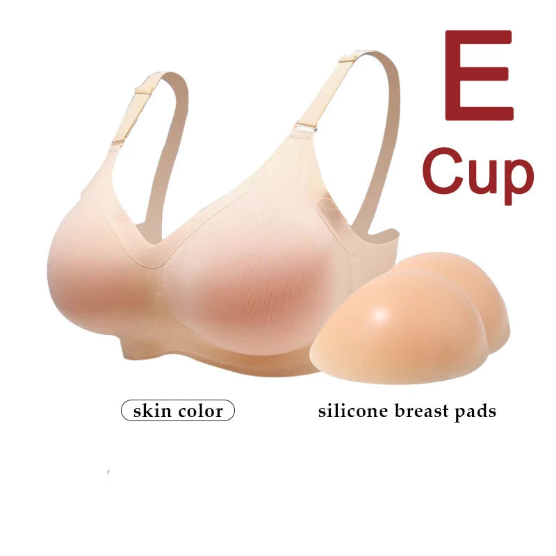 Silicone Breast Form Bra | Drag & Crossdress | B–E Cup