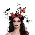 Gothic Forest Headpiece | Branches, Roses & Bats | 2 Styles