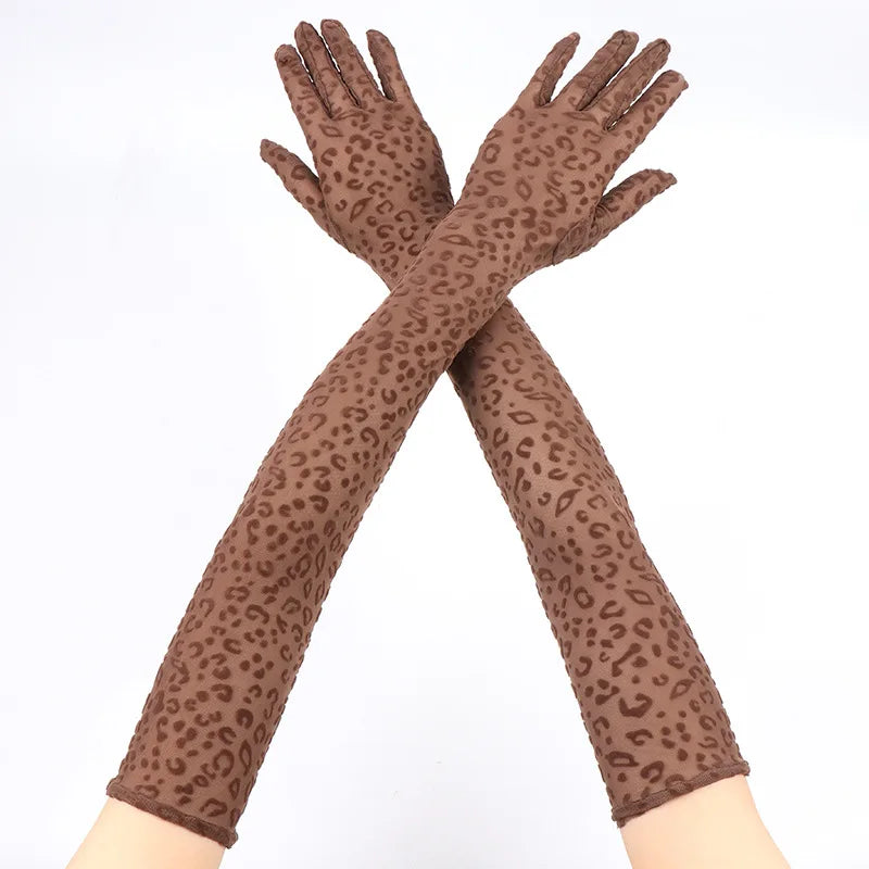 Sheer Lace Opera Gloves | 53 cm