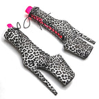 9-Inch Leopard Print Ankle Boots - High Heel Performance Boots