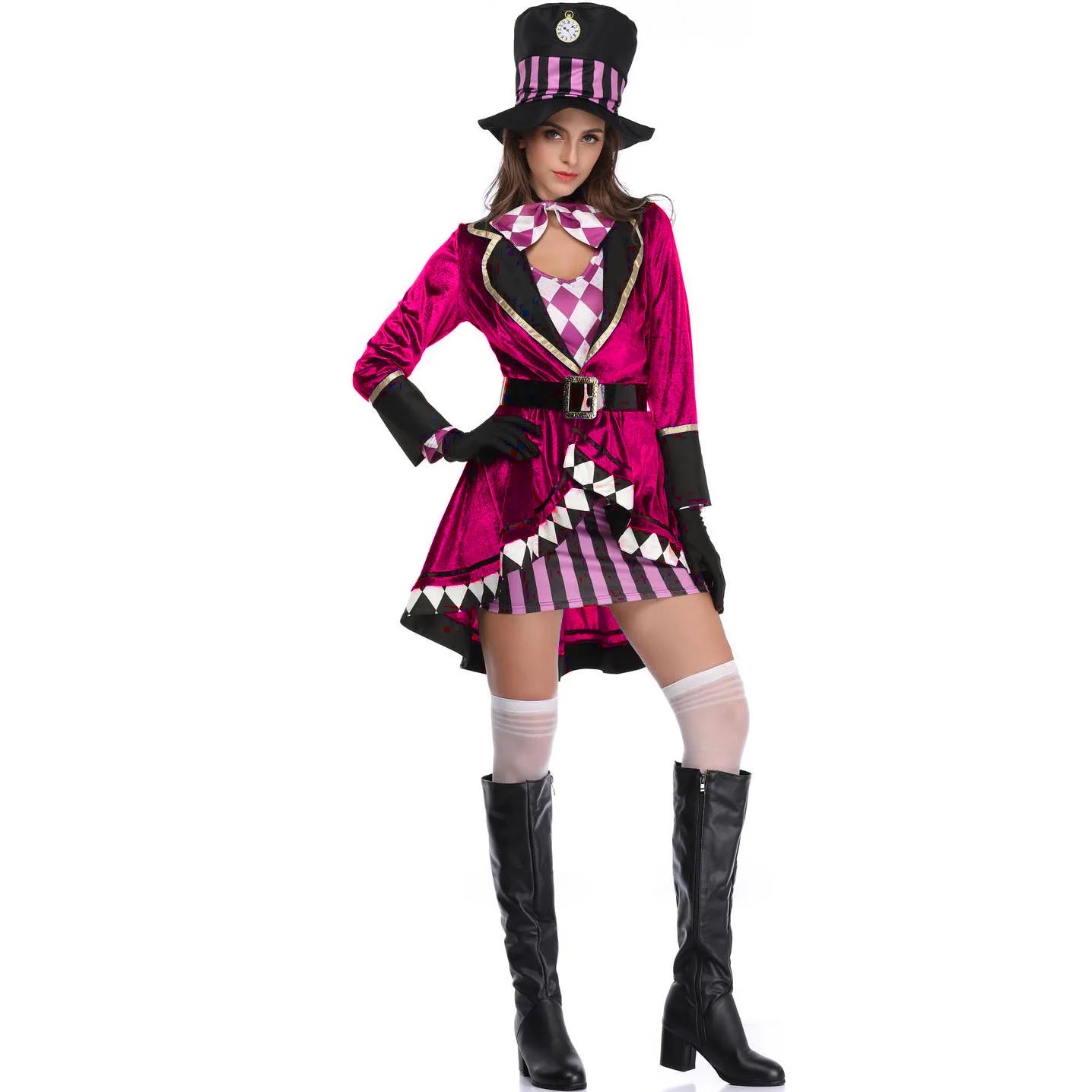 Mad Hatter Ringmaster Costume | 5-Piece Set | M–XXL