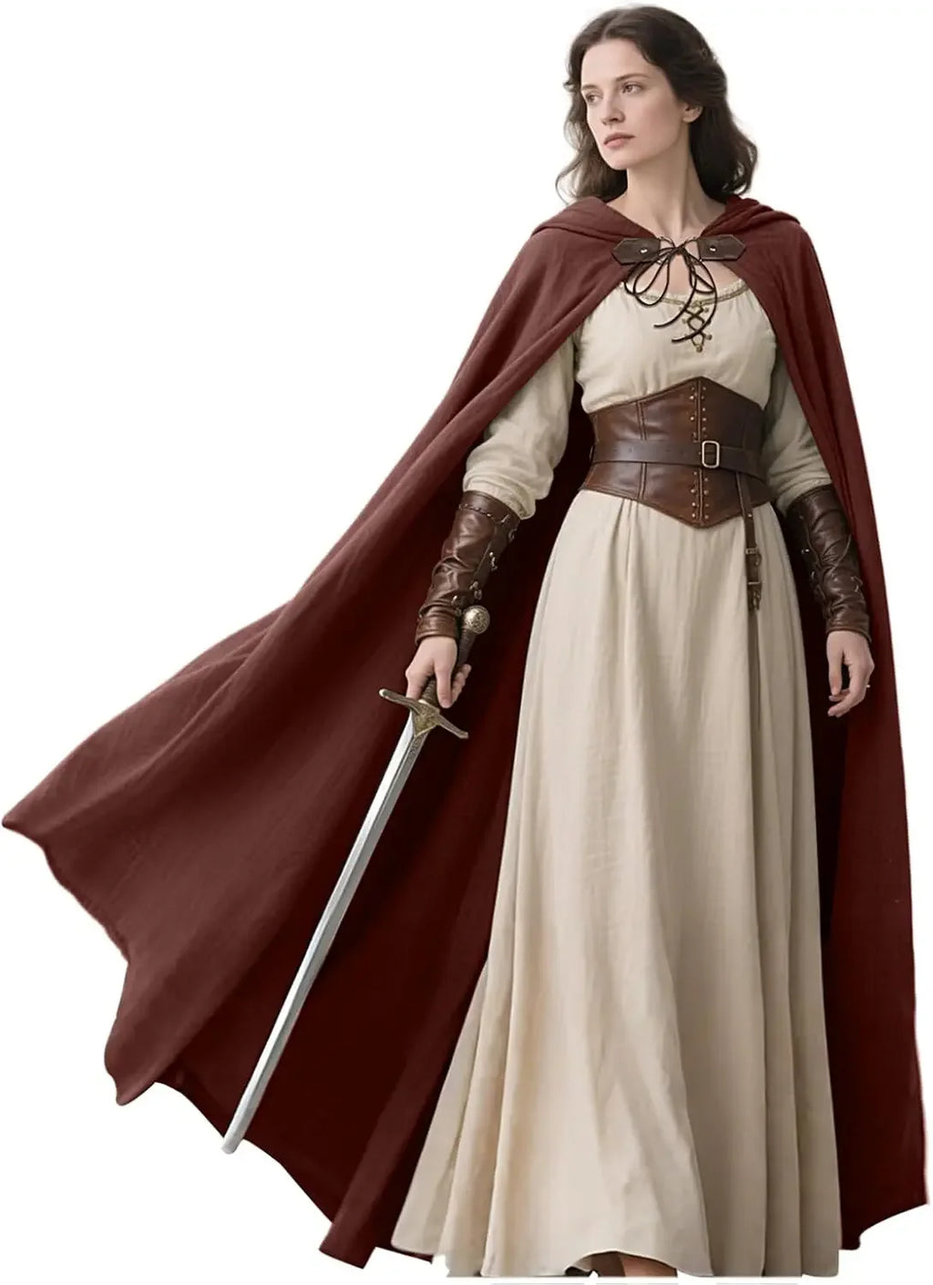 Medieval Hooded Cloak | Costume Cape