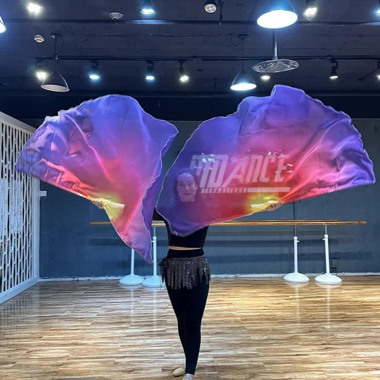 Praise Worship Dance Flags | Set of 2 | Silk Chiffon