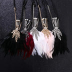 1920s Gatsby Feather Headband | Rhinestone & Pearl | 6 Styles