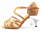 Dazzling Rhinestone Latin Dance Shoes