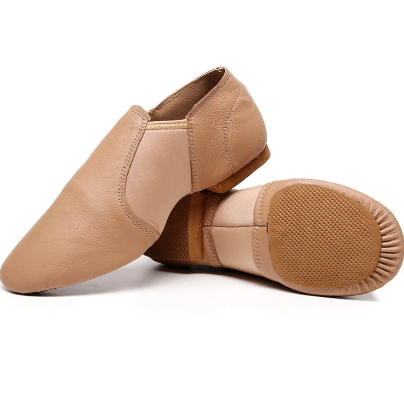 Leather Jazz Dance Shoes | Split Sole