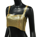 Rhinestone Diamond Corset Crop Top