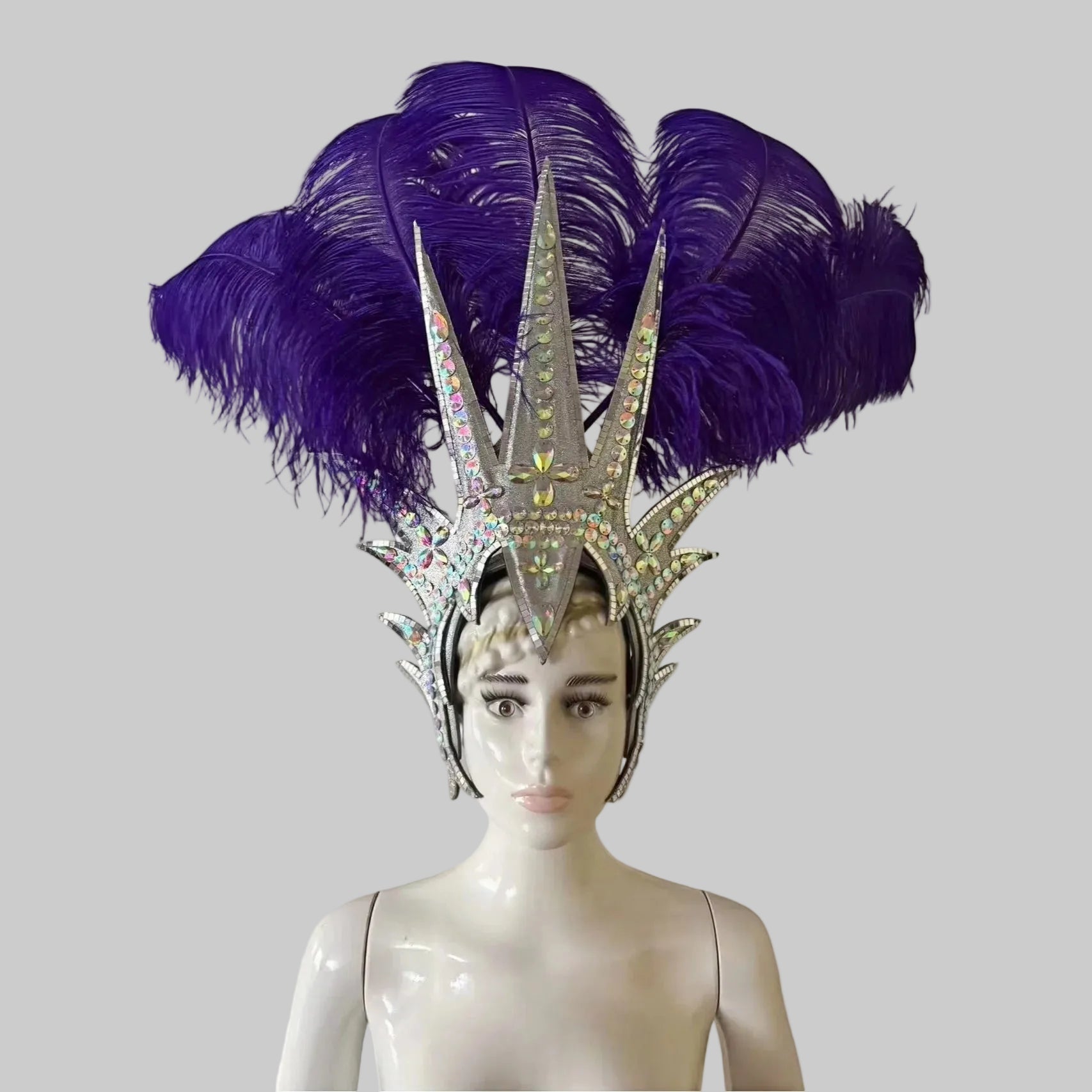 Feather Headdress - Samba Carnival Performance Crown
