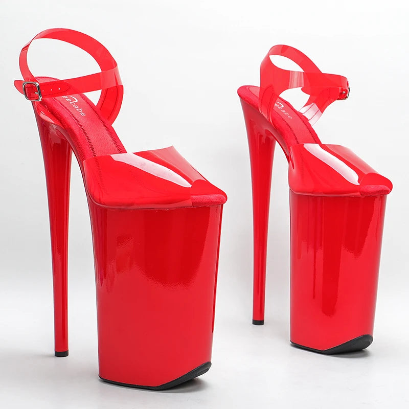 Clear Platform Sandals - 26cm Pole Dance Heels