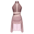 Lyrical Dance Dress | Rhinestones & Draping
