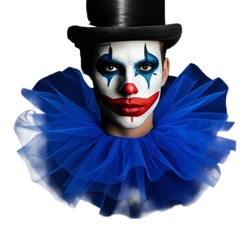 Ruff Neck Collar | Tulle Mesh | Victorian & Clown