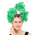 Feather Flower Headpiece | Statement Fascinator