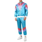 80s Tracksuit | Satin Color Block