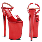 23cm Open Toe Platform Pole Dance Sandals - 9 Inch High Heels